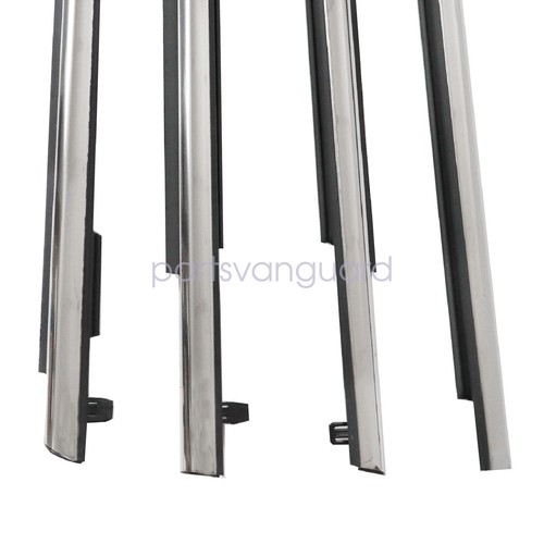 4x Fits For Lexus GX460 2010-2019 New Door Belt Moudings Weatherstrips - Picture 10 of 10