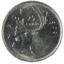 Canada 25 Cents 1969 ICCS MS 65 #16551