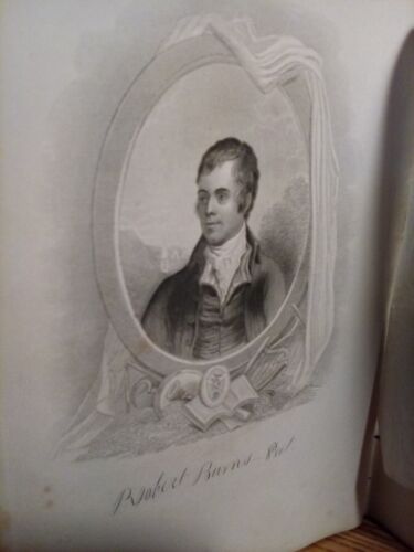 1855 "The Complete Works of Robert Burns" by Allan Cunningham Gd Illustrated HC - Picture 3 of 15