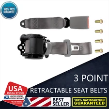 For Toyota Sienna 1998-2019 3 Point Safety Seat Belt Durable Adjustable Gray New