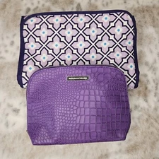 Modella 4 Zip Pocket Toiletries Travel Bag Rodan + Fields Cosmetic Make Up Case