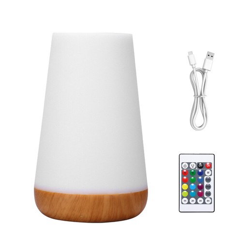 LED Nachttischlampe Touch Dimmbar USB Aufladbar Nachtlicht mit Fernbedienung - Bild 16 von 16