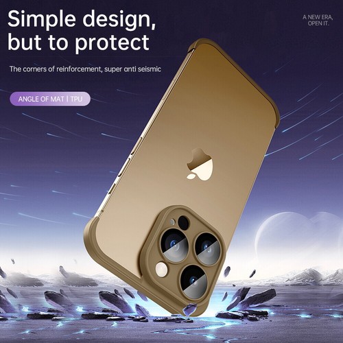 Protezione pad bordo angolo senza cornice + protezione obiettivo per iPhone 16 15 14 13 12 - Foto 76 di 83
