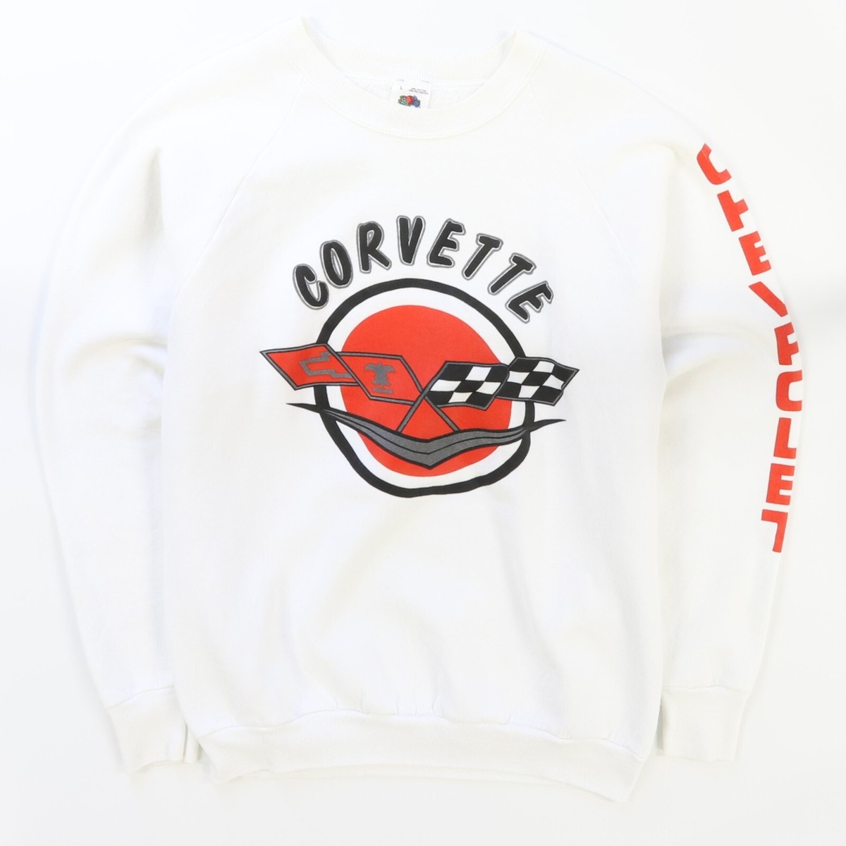 Vintage Chevrolet Corvette Crewneck Sweatshirt Size Large