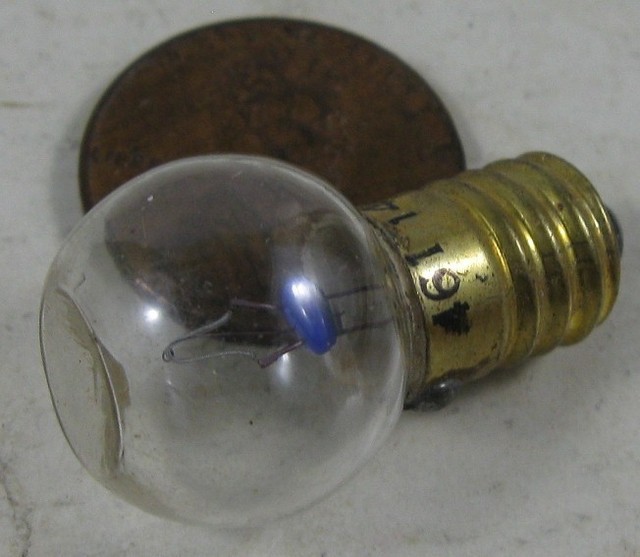 Vintage Train Light Bulbs Dimpled Light Tower Bulb eBay