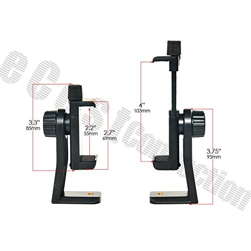 Phone Tripod Adapter Universal Smartphone Mount For iPhone Samsung W Remote - Picture 3 of 12