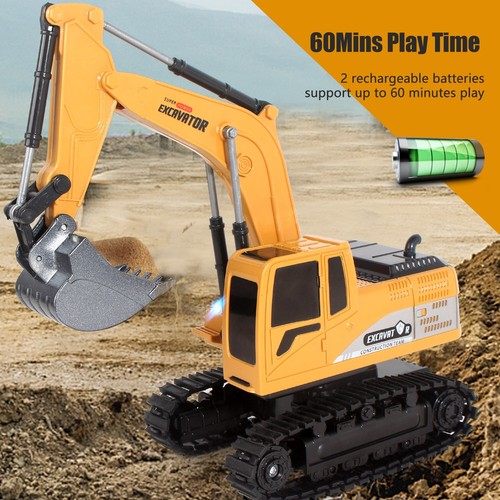 1:24 RC Excavator 2.4G Remote Control Engineering Vehicle Digger Truck Kids Toys - Bild 5 von 8