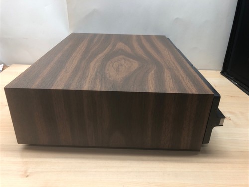 Realistic 36 Cassette Tape Storage Holder Case 3 Drawer Wood Grain Cabinet Retro - Picture 12 of 13