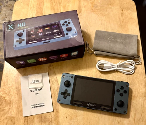 GAMEMAX A390 Handheld Game Console (Dark Blue) 64GB ~ BRAND NEW!