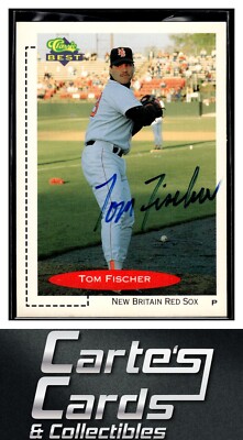 Tom Fischer 1991 Classic Best #306 New Britain Red Sox TTM/IP Signed ...