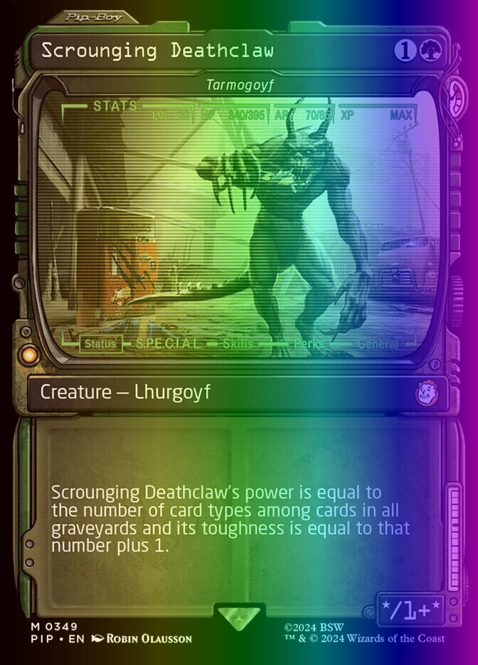 MTG Magic the Gathering Tarmogoyf (349/1102) Fallout LP FOIL eBay