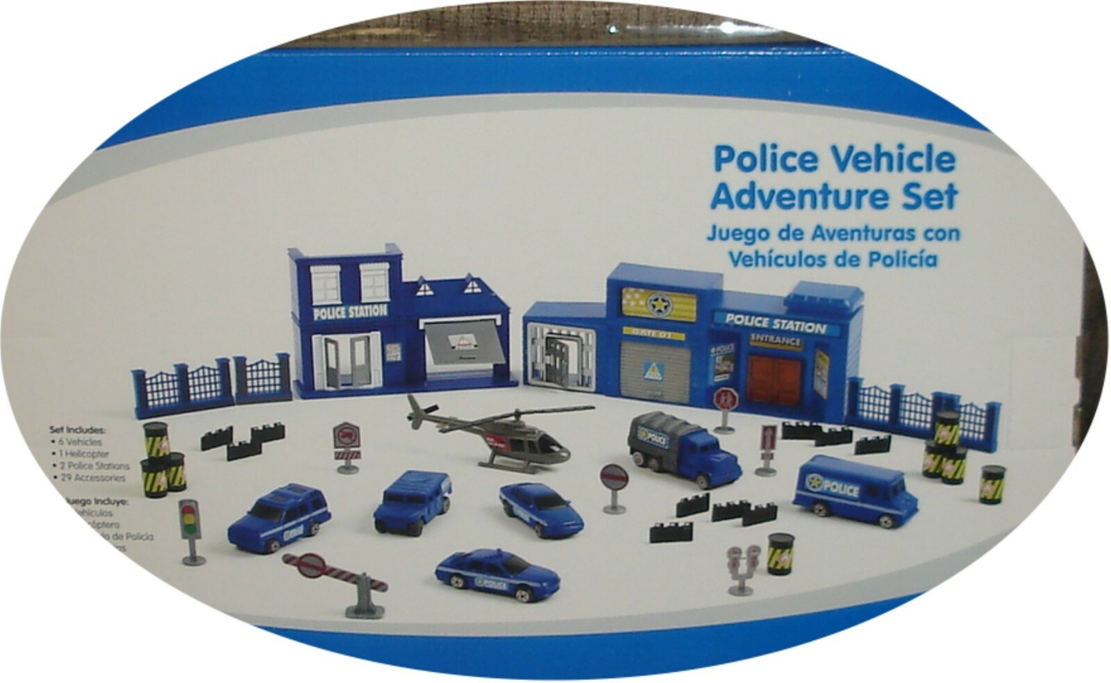 kid connection police play set