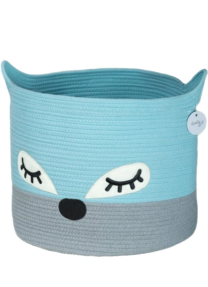 Cestas de almacenamiento de almacenamiento para el hogar de algodón