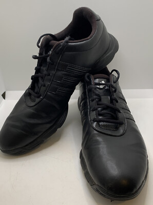 Adidas Traxion Golf Shoes Adiwear Mens Size 11.5 Black  display picture 1