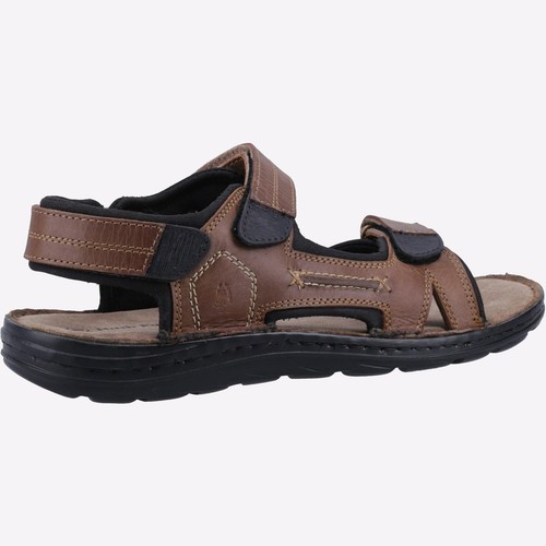 Hush Puppies Alistair Mens Casual Walking Summer Sandals Tan - Picture 3 of 5
