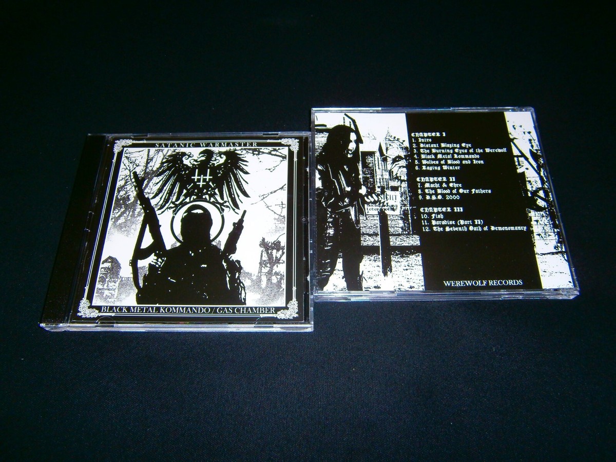 SATANIC WARMASTER - Black Metal Kommando / Gas Chamber. CD