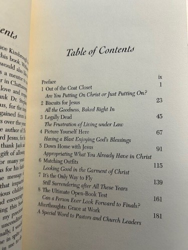 Living Grace : Letting Jesus Be Jesus in You Paperback Wayne A. B Signed - Picture 3 of 4