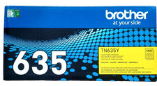 Brother Genuine TN635Y Standard Yield Yellow Toner Cartridge NEW/SEALED