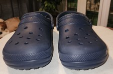 Crocs Unisex Winter Fuzz Lined Clog Blue Mens 6 Womens 8