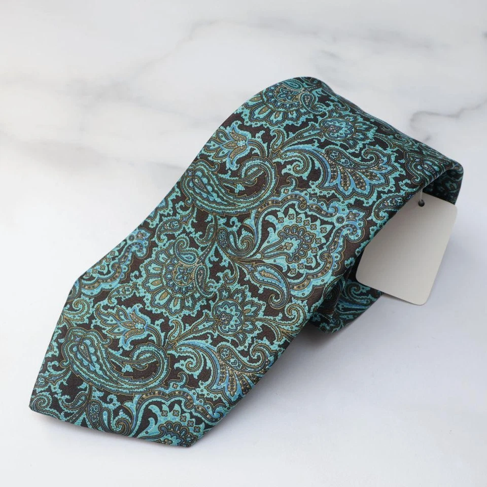 Corbata de cuello Stefano Ricci verde sin usar como nueva Foto 3 de 4