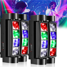 80W Spider Stage Light Moving Head Light RGB LEDs Beam DJ Lights For Party Disco