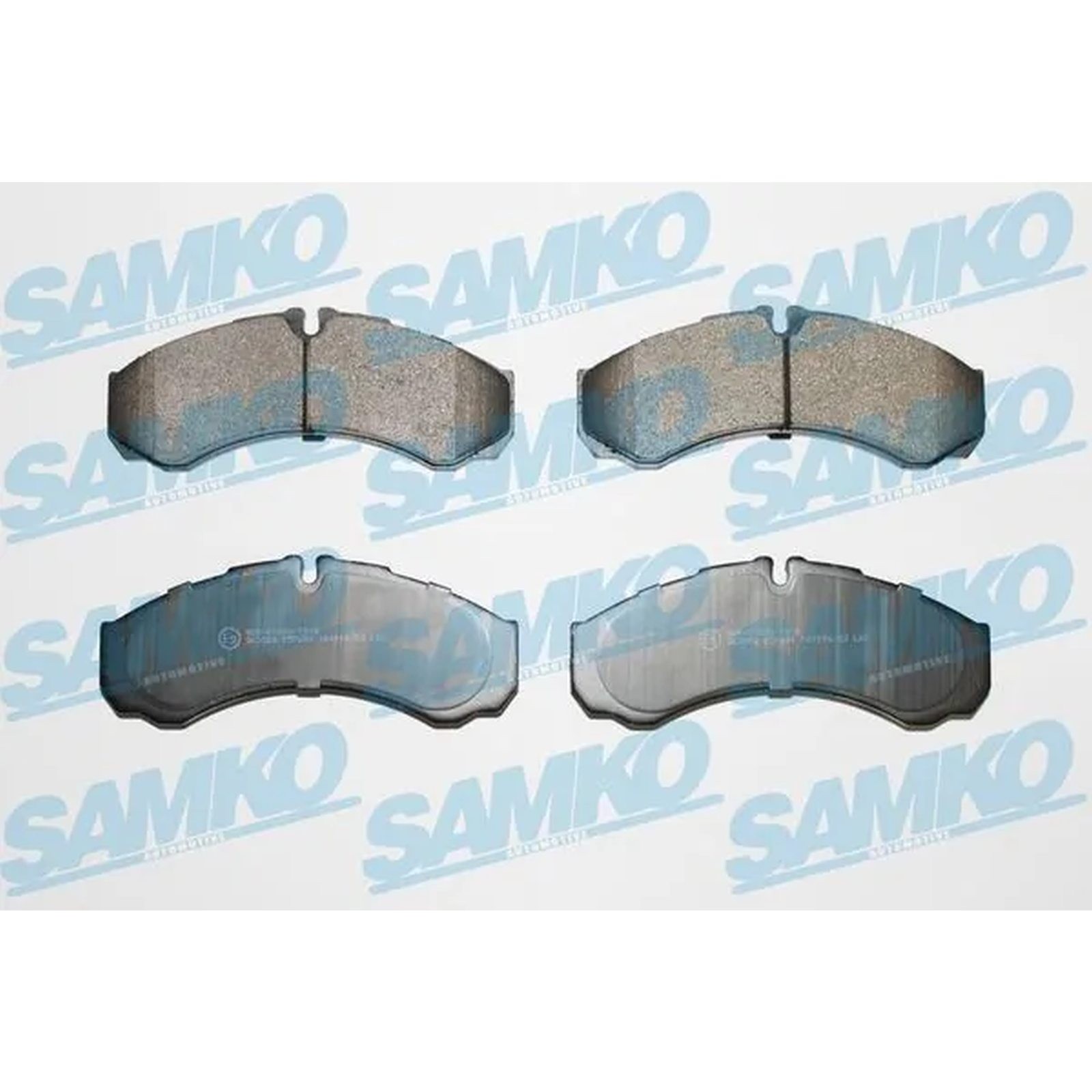 1x ORIGINAL® SAMKO Bremsbelagsatz, Scheibenbremse Vorne, Hinten für Iveco