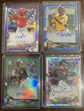 Bowman 1st Chrome Auto Numbered Lot- /99, /100, /150, /250