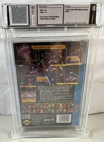 NBA Jam - Sega CD - New Graded - WATA 9.8 A+ Signed By Tim Kitzrow - V-overlap