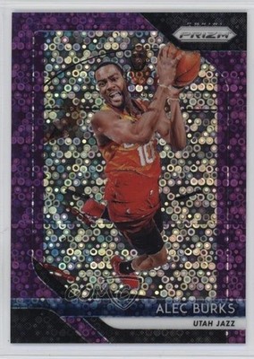 2018-19 Panini Prizm Fast Break Purple Prizm 25/75 Alec Burks #203 3tb