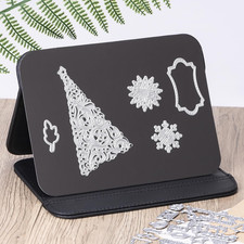 Crafter's Magnetic Craft Die Stand Craft Die Platform with Leather Case