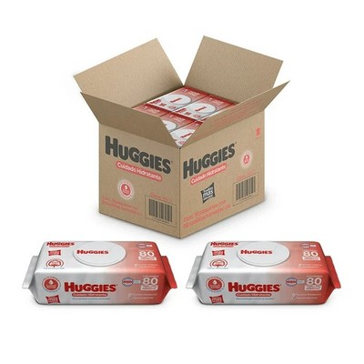 3pck Huggies baby Wipes 240cnt 0% alcohol  Toallitas humedas para bebe 240 count