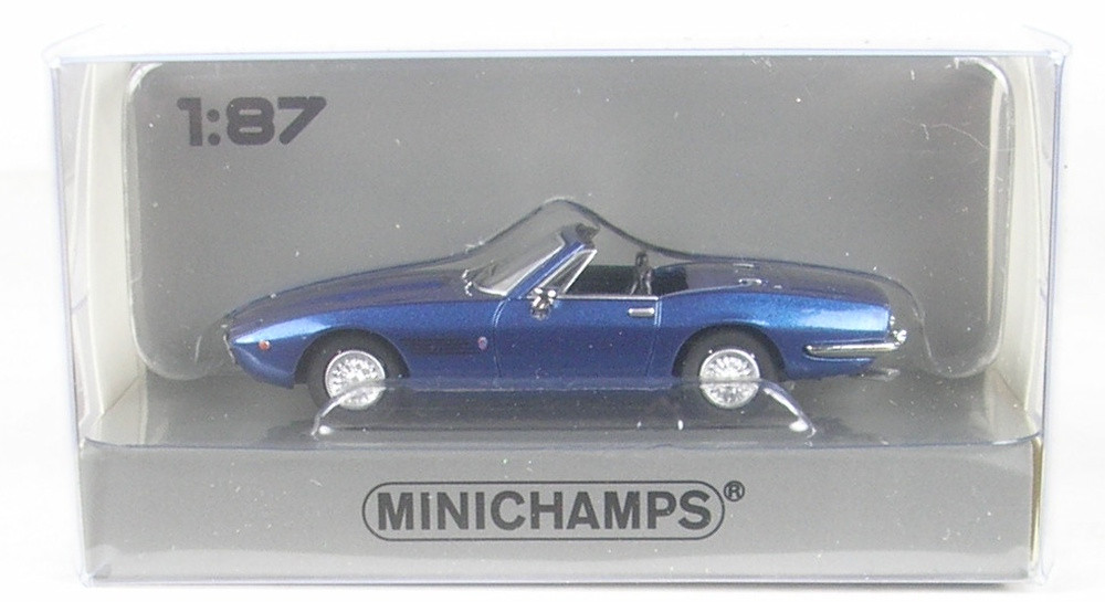 Maserati Ghibli Spyder (Metallic Blue) 1969 Minichamps 1:87