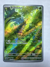 Pokémon TCG Bulbasaur 166/165 Sv: Scarlet & Violet 151 Illustration Rare Holo on eBay