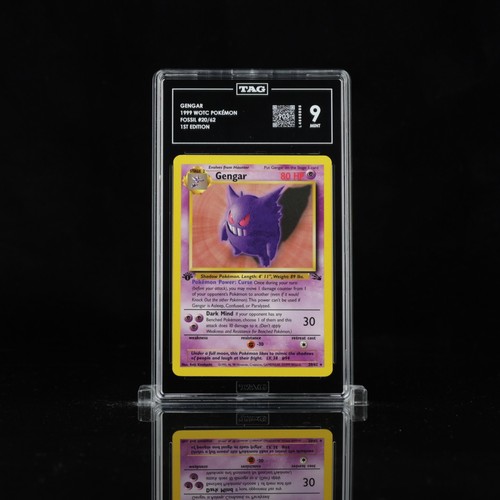 Gengar (1st Edition) graded TAG 9 for sale on eBay
