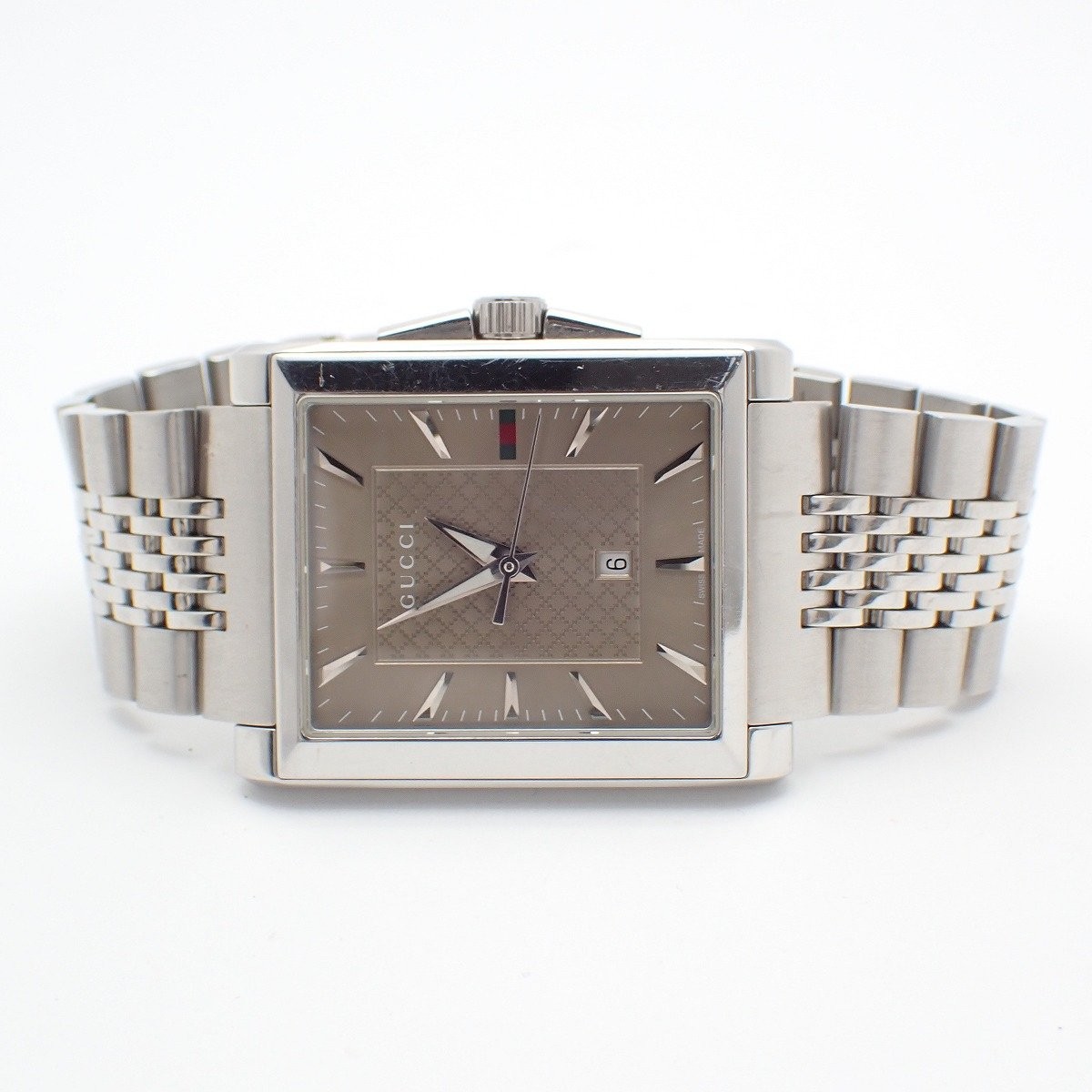 Gucci G Timeless Rectangular Quartz Watch Men Bro… - image 2