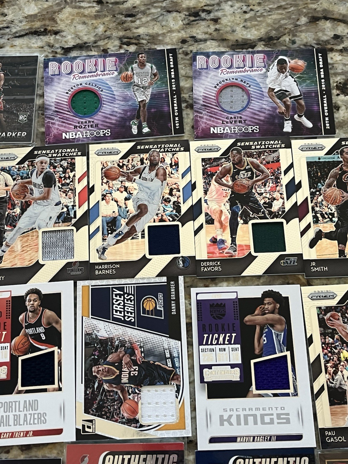 Basketball Jersey Patch Auto Only Lot (139) Rookies RC #D - DeRozan Gordon Ayton view 19
