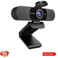 1080P Full HD Webcam with Microphone  90  Wide View for Professional Streaming