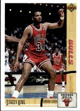1991 NBA Card # 182 Stacey King Upper Deck
