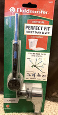 Fluidmaster 641 Perfect Fit Universal Toilet Tank Lever Chrome Model. New 