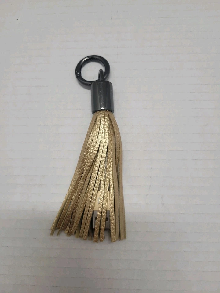 Gold Purse Tassel Cable Apple Iphone Remax Keychain - Image 4 of 4