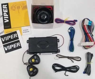 Viper 3100V 1-Way Security System Keyless Entry Car Alarm System Siren Horn Kit