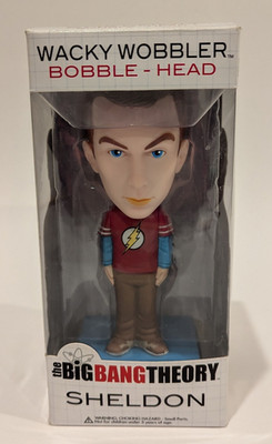 Funko Wacky Wobbler Sheldon Cooper Flash Shirt Bobblehead Big Bang Theory IOB