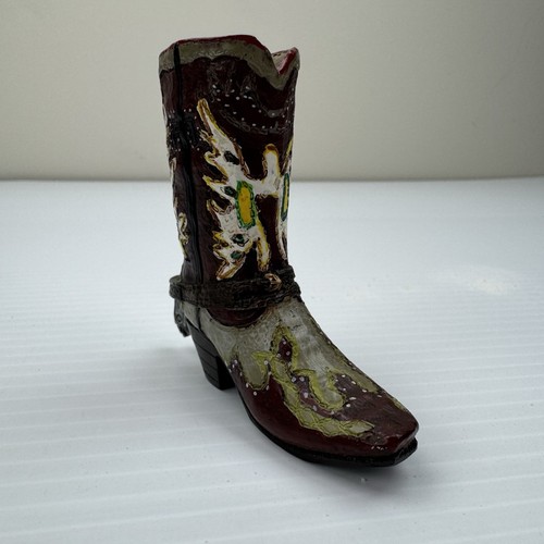 Vintage Western Country Cowboy Boot Decor Americana Gift Decor Mini - Picture 6 of 11