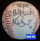 Lot of 5 Signed Autograph MLB Baseballs & Flats - Ralph Kiner - BILL MAZEROSKI — photo 5