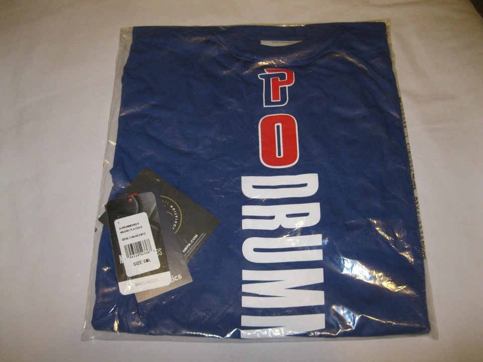 Camisa Detroit Pistons NBA Andre Drummond Bad Boys Cade Cunningham Lions Tigers Foto 4 de 4
