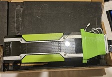 NVIDIA Tesla P100 16GB GPU accelerator with cooling fan, power adaptors