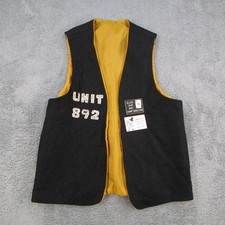 Vintage 1977 Black Jack CB Club Vest Camp Director Southern California Black XL
