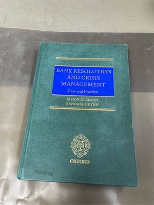 Bank Resolution and Crisis Management: Law and Practice, (Hardcover)