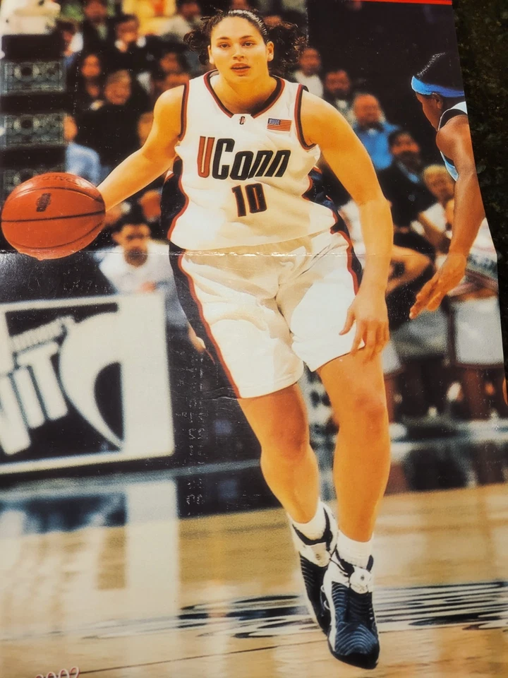 1998 Signed UCONN Sue Bird Cut & 2001 Ltd Storrs Stadium Premium Game Poster HOF - Image 4 of 4