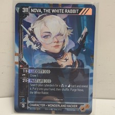Neuroscape Genesis Foil NOVA, THE WHITE RABBIT 013/255  - Rare WONDERLAND HACKER